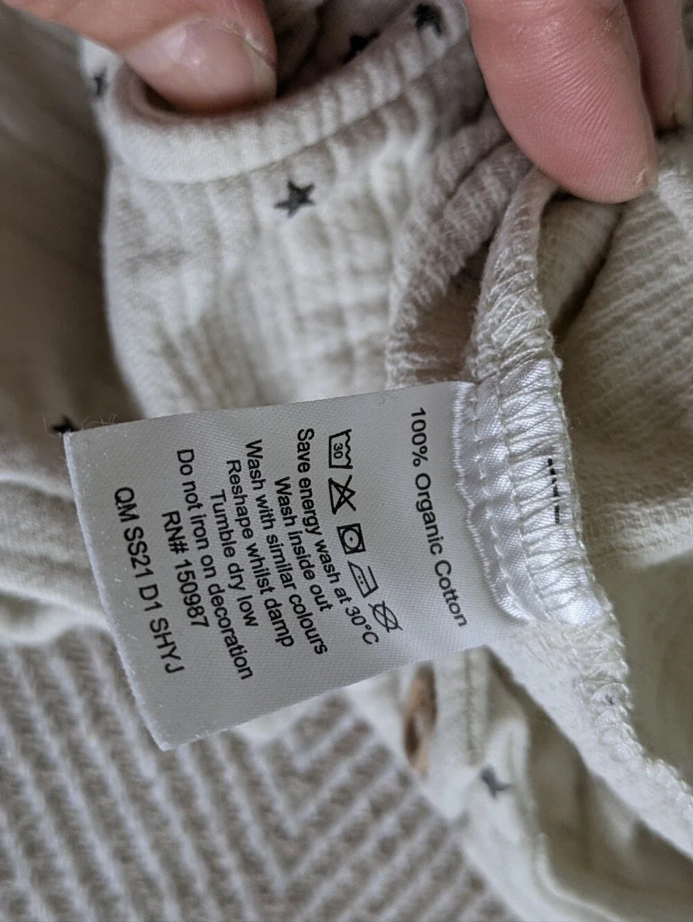 Organic Cotton Quincy Mae Jumpsuit 12 Mo.